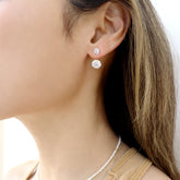 Real 14k gold stud earrings for women. Best Online Jewelry Gift for Women. Gift For Mom. Gift For Girlfriend